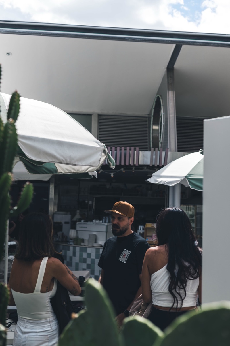 Behind the scenes at a Joeys Brisbane content shoot, with Bris.Social inside the venue.